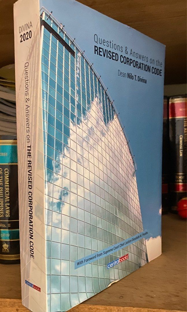 (Divina) Revised Corporation Code Q&A by Dean Divina, Hobbies & Toys