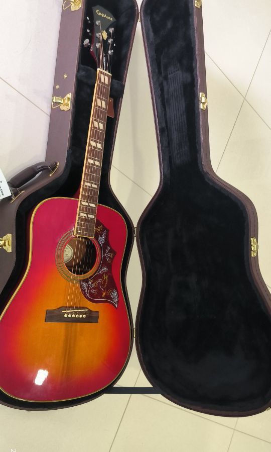 Epiphone hummingbird shop hard case