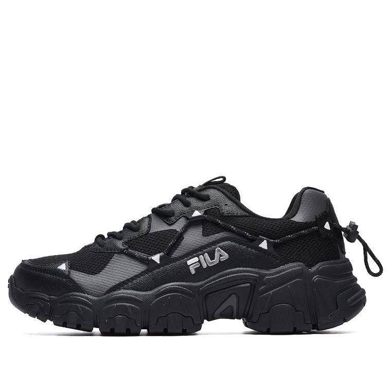 Fila chunky shoes hotsell black