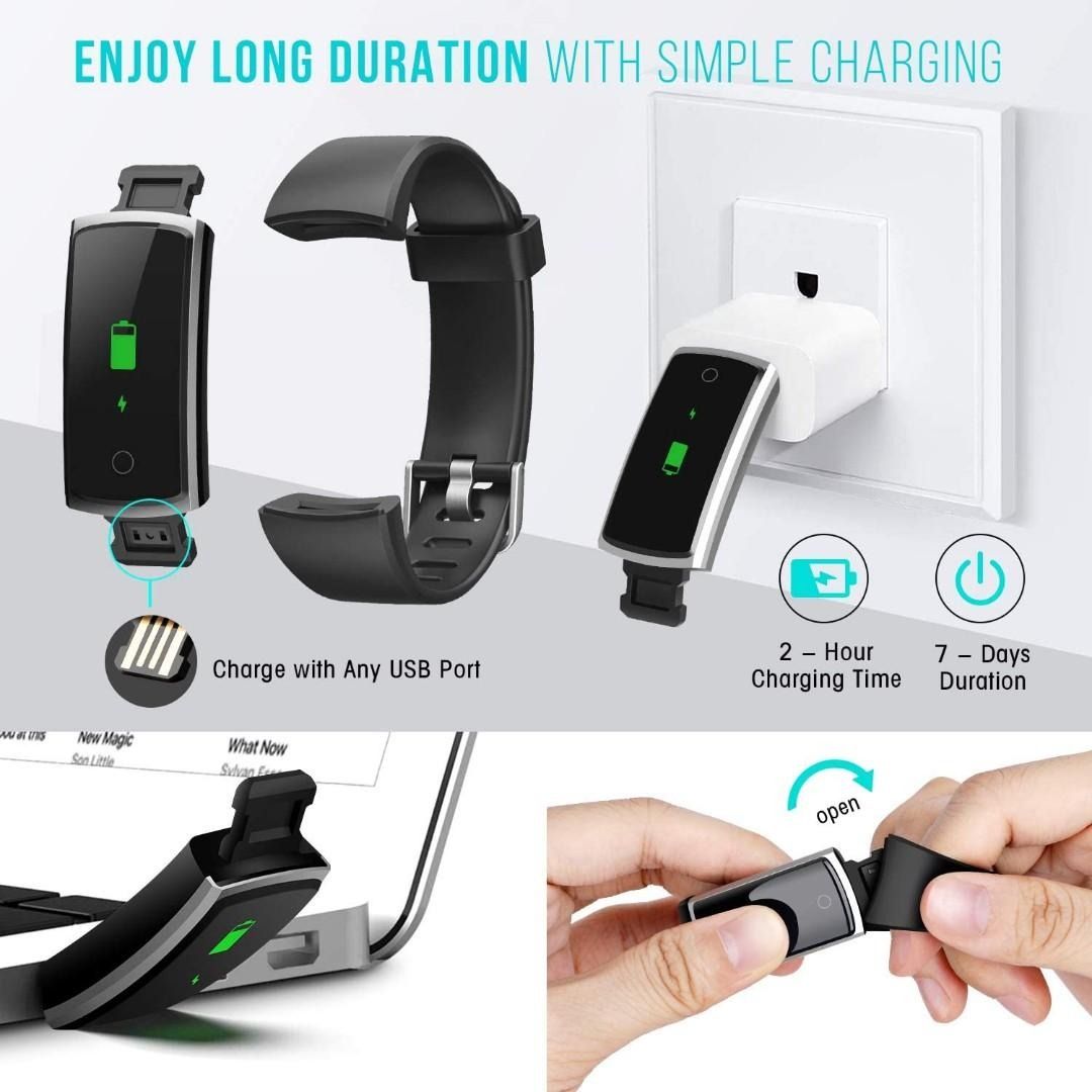 Fitfort fitness tracker with blood pressure hr monitor clearance