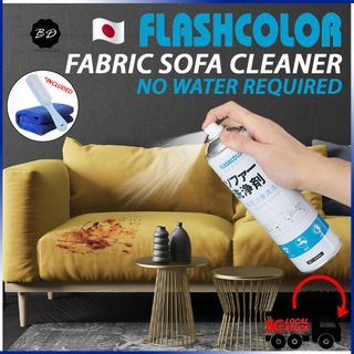 🚀FlashColor Japan Fabric Sofa Cleaner 500ML/ Carpet Remove Stain & Odour Spray for Upholstery/ Japan Formulation