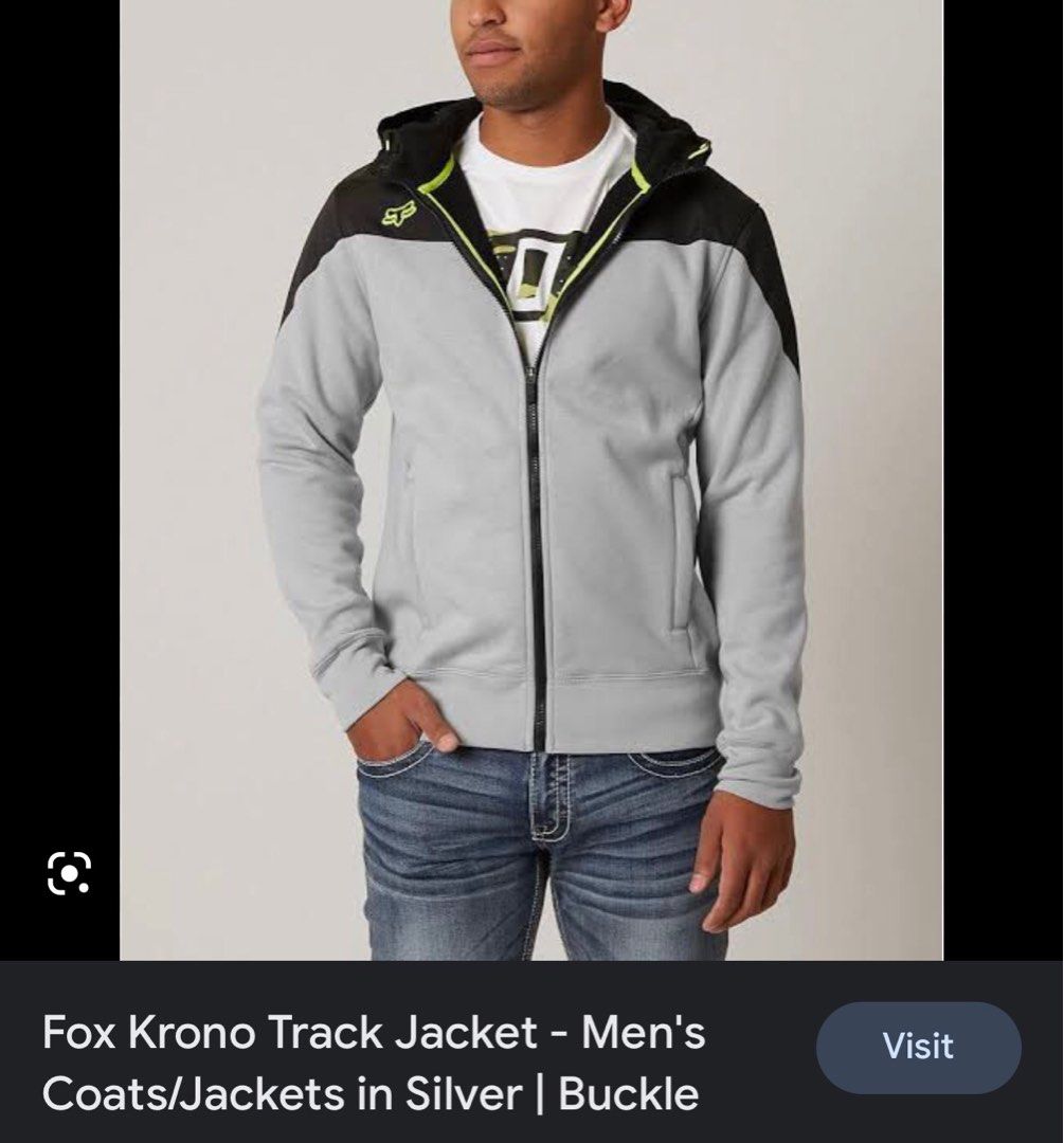 Fox Racing Krono Track Jacket Men s Fashion Coats Jackets and