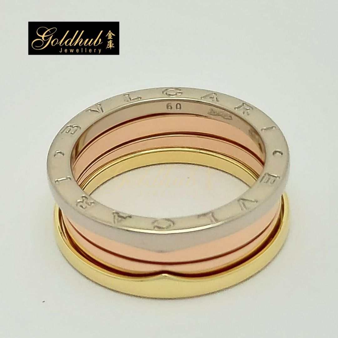 Bvlgari b zero1 ring rose sale gold