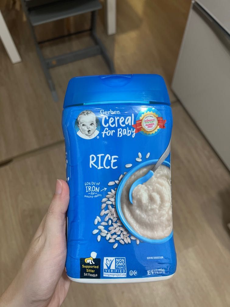 Gerber rice cereal, Babies & Kids, Nursing & Feeding, Weaning & Toddler