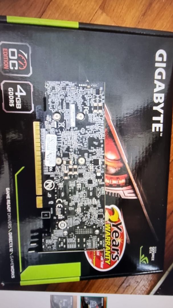 Gigabyte GeForce GTX 1050ti OC Low Profile 4G Computers Tech