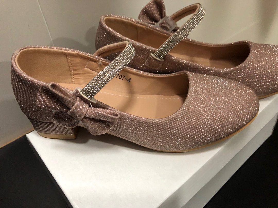 Gal glitter discount kitten heel sandal