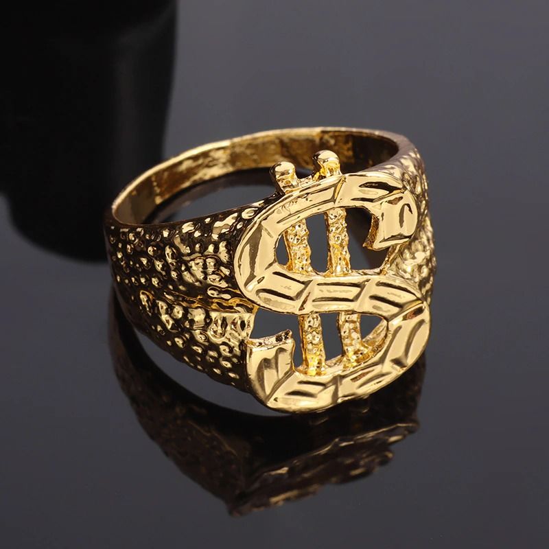 Gold dollar new arrivals ring