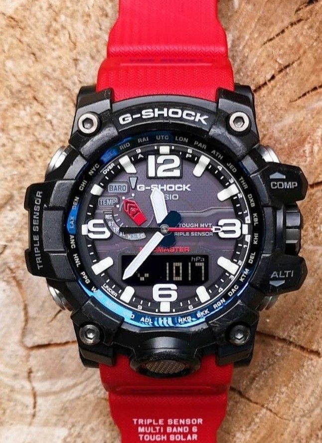 G shock hotsell mudmaster rescue red