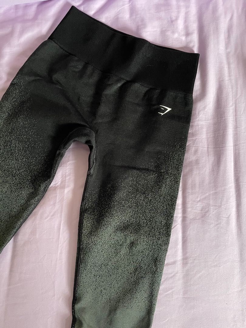 Gymshark Adapt Camo Seamless Leggings - Savanna, Black