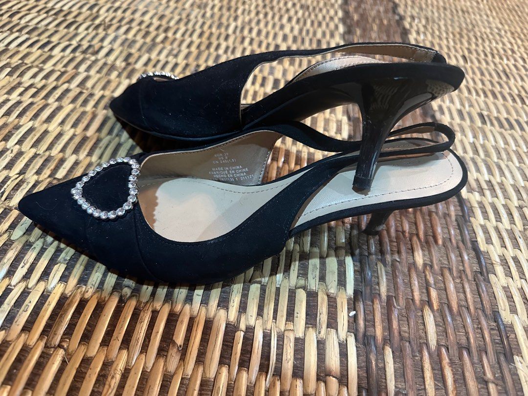 H M Black Heels