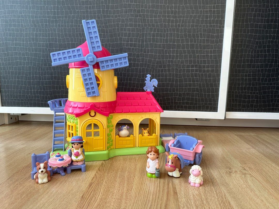 Happyland windmill farm playset top