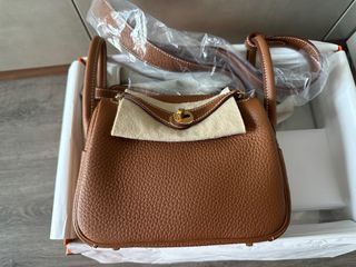 Hermes Mini Lindy Gold ghw