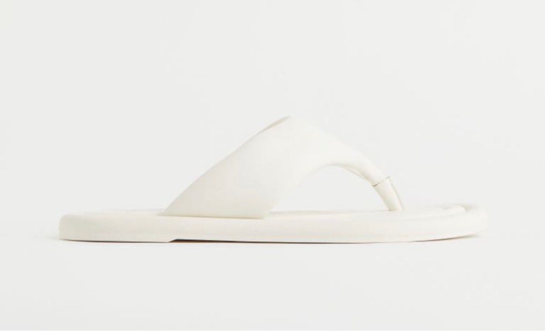 White flip flop sandals online