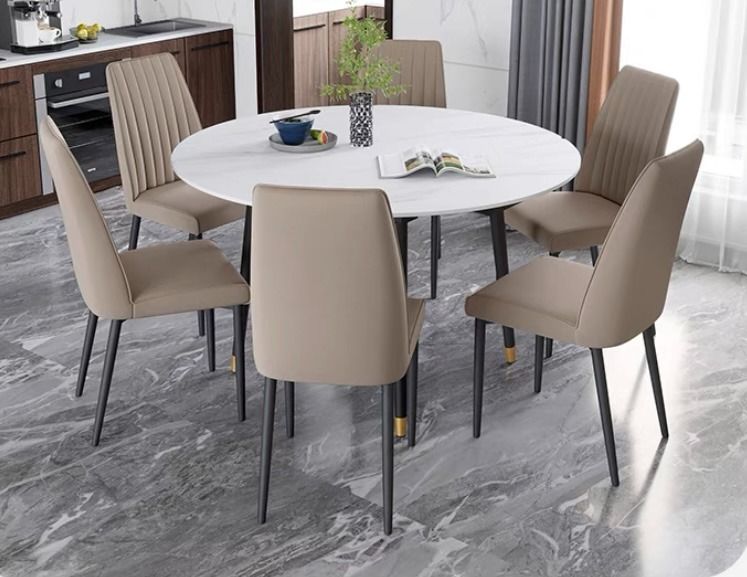 Home Light Luxury Rock Plate Dining Table And Chair Modern Simple Dining  Table Folding And Expanding, Furniture & Home Living, Furniture, Tables &  Sets On Carousell