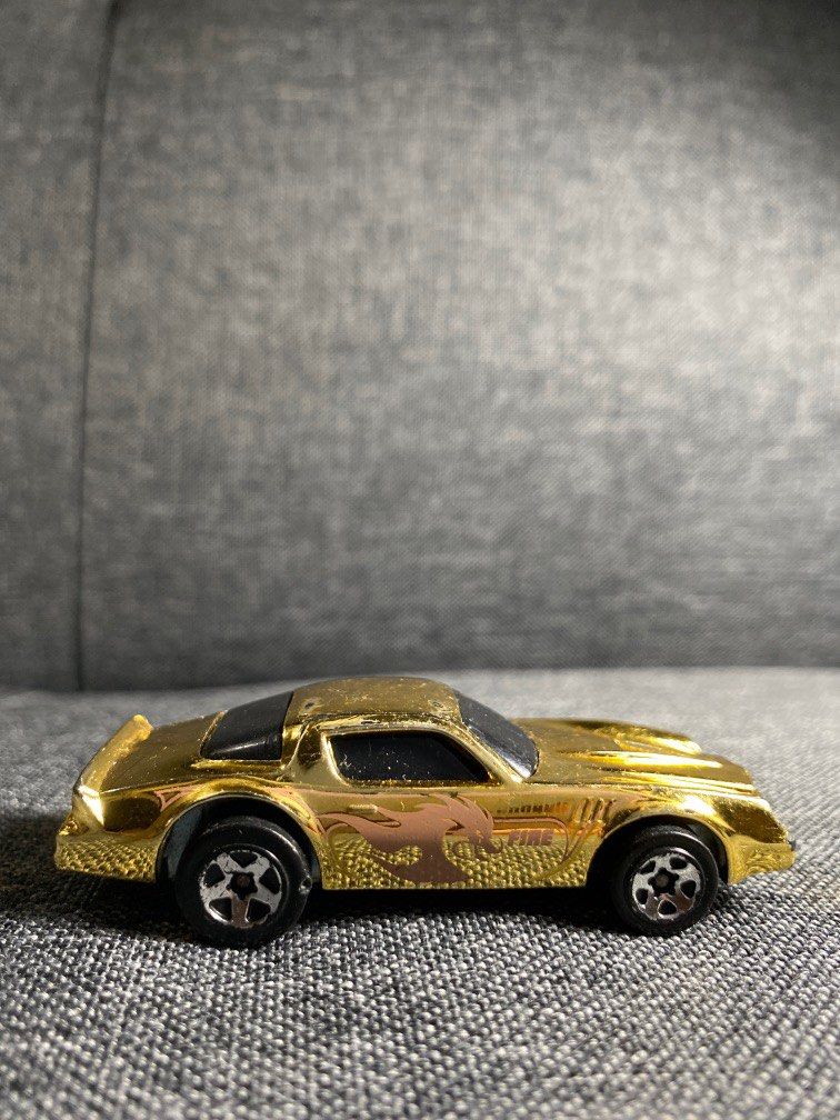 Vintage 1982 Hot Wheels Gold Chrome Dragon Fire Chevrolet Chevy Camaro Z28  Rare, Hobbies & Toys, Toys & Games on Carousell