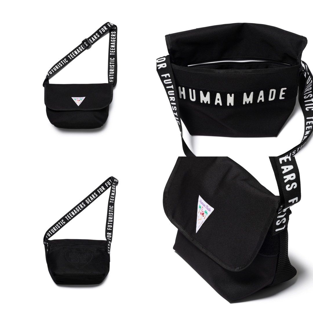 人気絶頂 Human Made Small Messenger Bag Black（Human Made Heavy バッグ