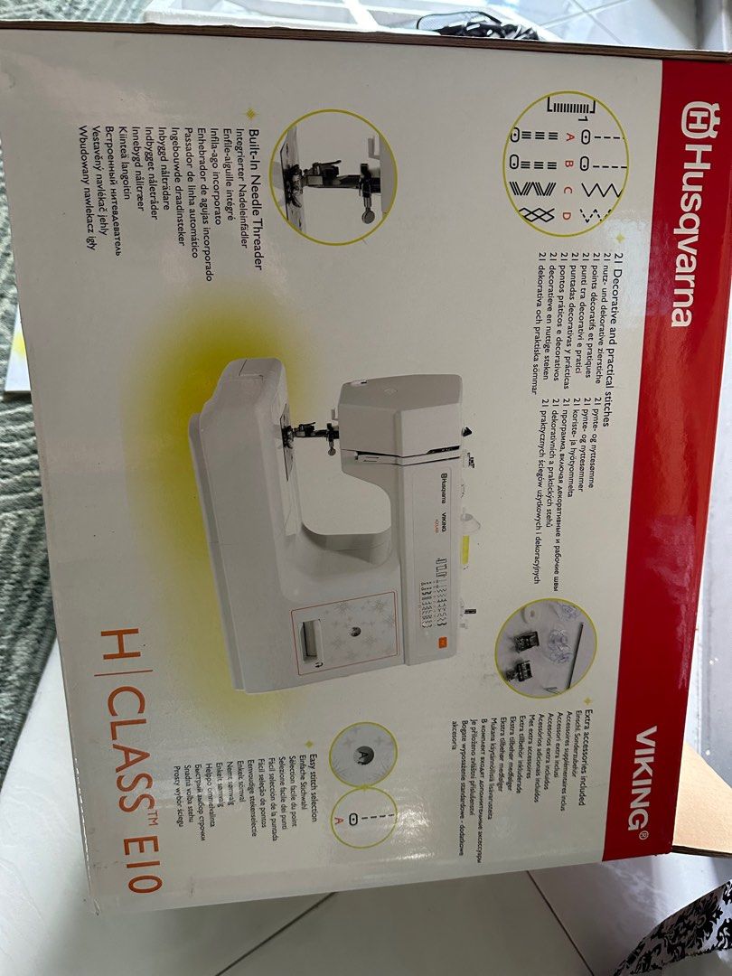 Husqvarna Viking Sewing Machine H/Class E10, TV & Home Appliances
