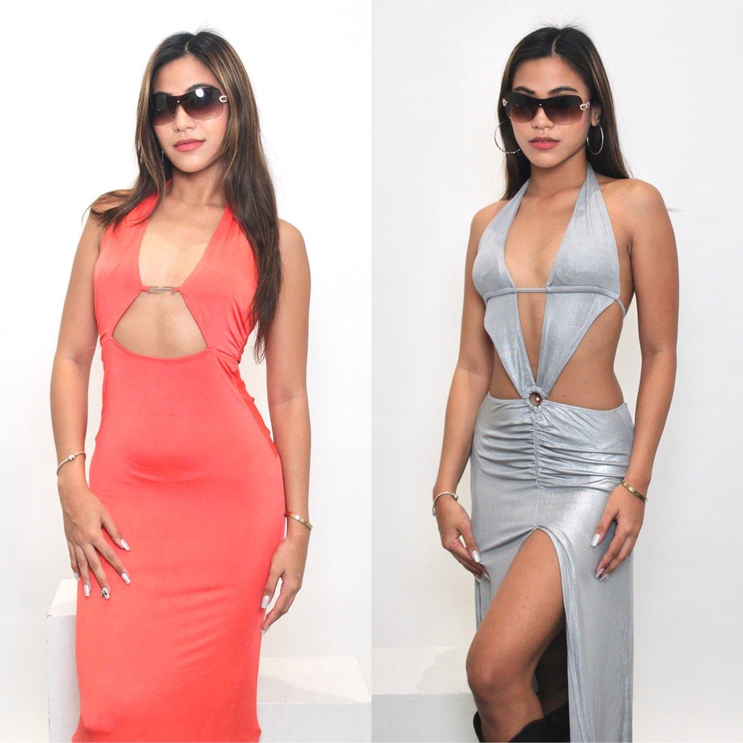 IAMGIA ~ Maxi Dresses (Category: Dresses) located in Cebu City. Submitted by angel.energyph2 (Listing ID 1230157253, Image 1). Description: 🏷️ ₱3300 each Retail: ₱6710 each (sold out) Available in Leska Dress in peach & Kamila dress in silver ✨ ONHAND - xs leska dress Sizes available:XS, S, M, L, XL XS size Bust 84-85 Waist 65-68 Hip 91-96 Length 166 Size S Bust 86-89 Waist 69-76 Hip 97-100 Length 167 M size Bust 90-95 Waist 77-80 Hip 101-104 Le