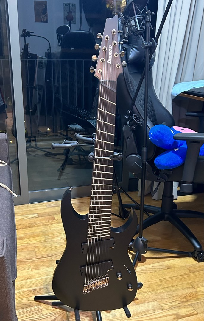 on　String,　Fanned　Fret　Toys,　Instruments　Musical　Hobbies　Carousell　Music　Label　Ibanez　Iron　RGIM8MH　Media,