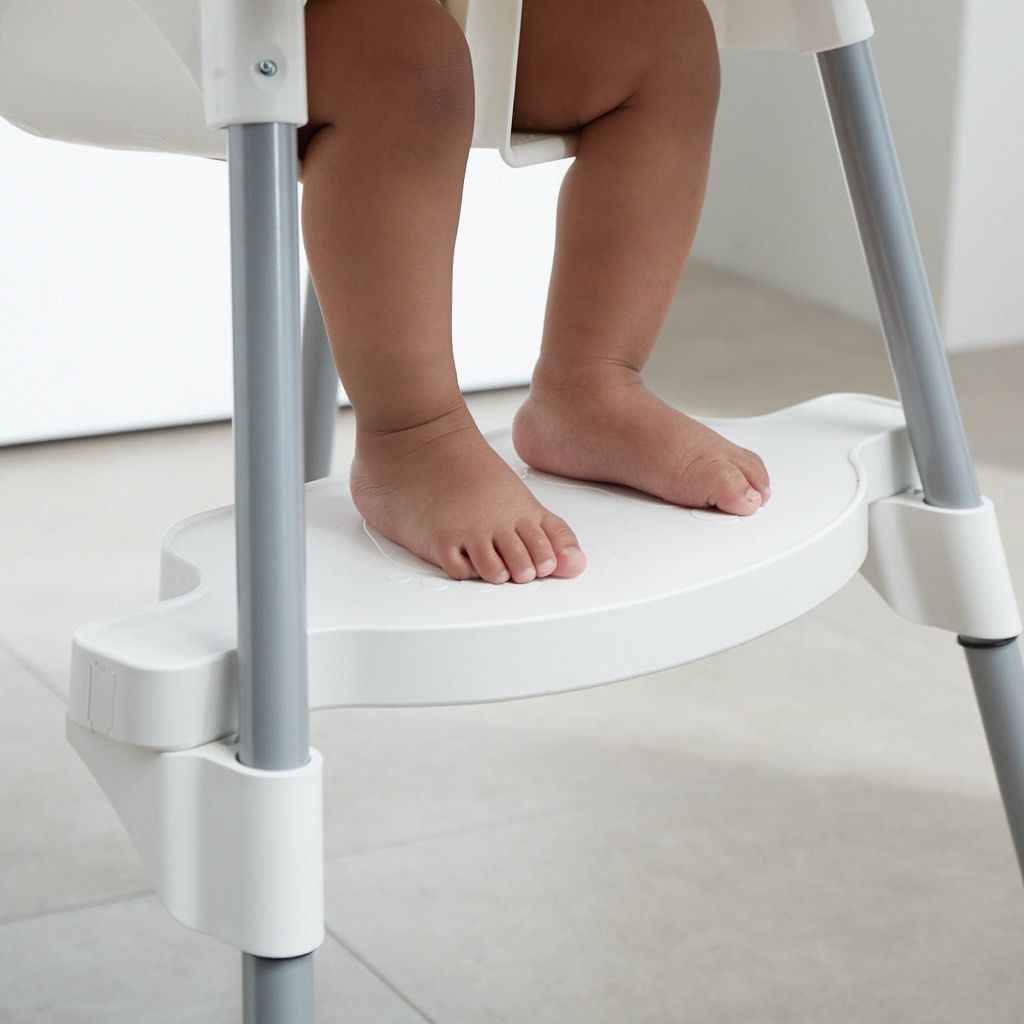 IKEA ANTILOP Highchair with Ireka Footrest in Grey, Babies & Kids