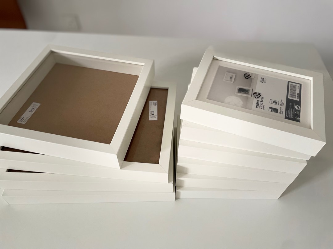 IKEA photo frames set of 10, Furniture & Home Living, Home Decor