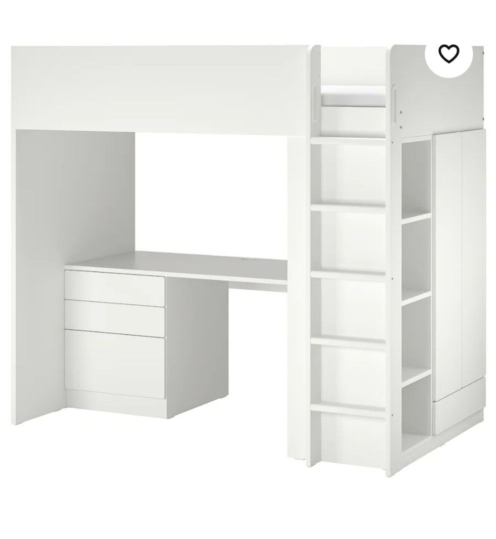 Ikea STUVA Loft Bed, Furniture & Home Living, Furniture, Bed Frames & Mattresses on Carousell