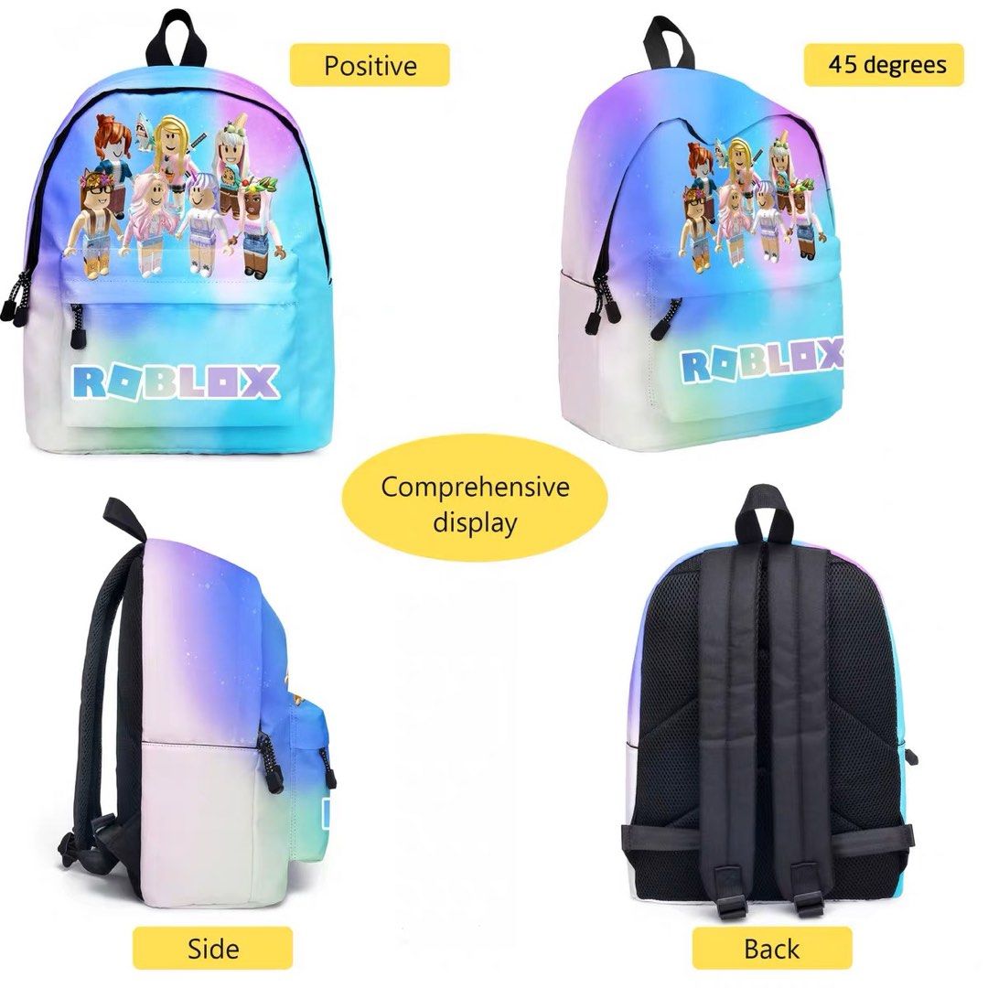 Roblox Girl School Backpack, School Bags Roblox