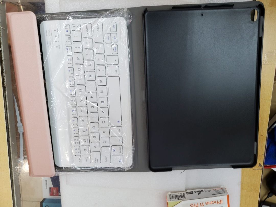 iPad Pro Flip Case with Bluetooth Keyboard – Upworld Rose