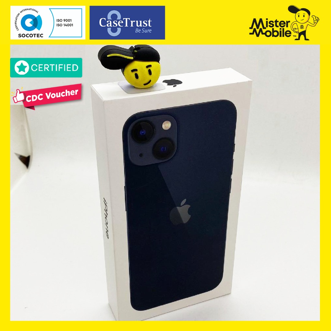 IPhone 13 Midnight 128 Go – Neuf, Compatible T-Mobile/Metro, Avec Câble