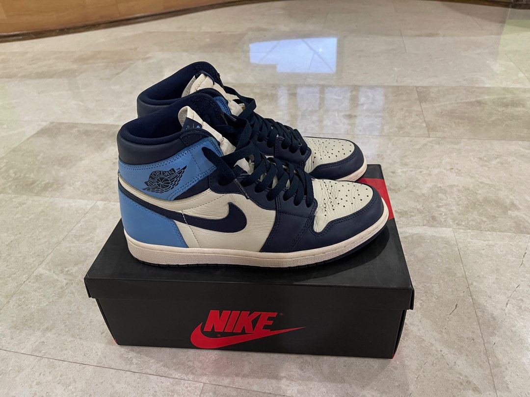 Nike air jordan 1 retro obsidian sale