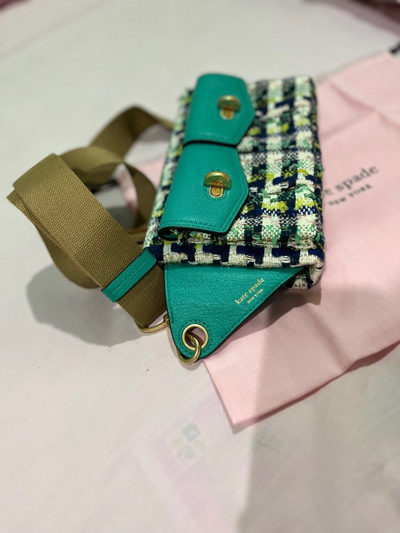 Kate Spade Cargo Tweed Medium Sling Bag, Women's Fashion, Bags u0026 Wallets,  Purses u0026 Pouches on Carousell