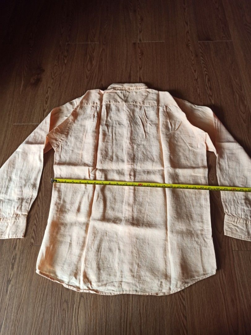 Kemeja Lengan Panjang Dorry White Orange main image 0