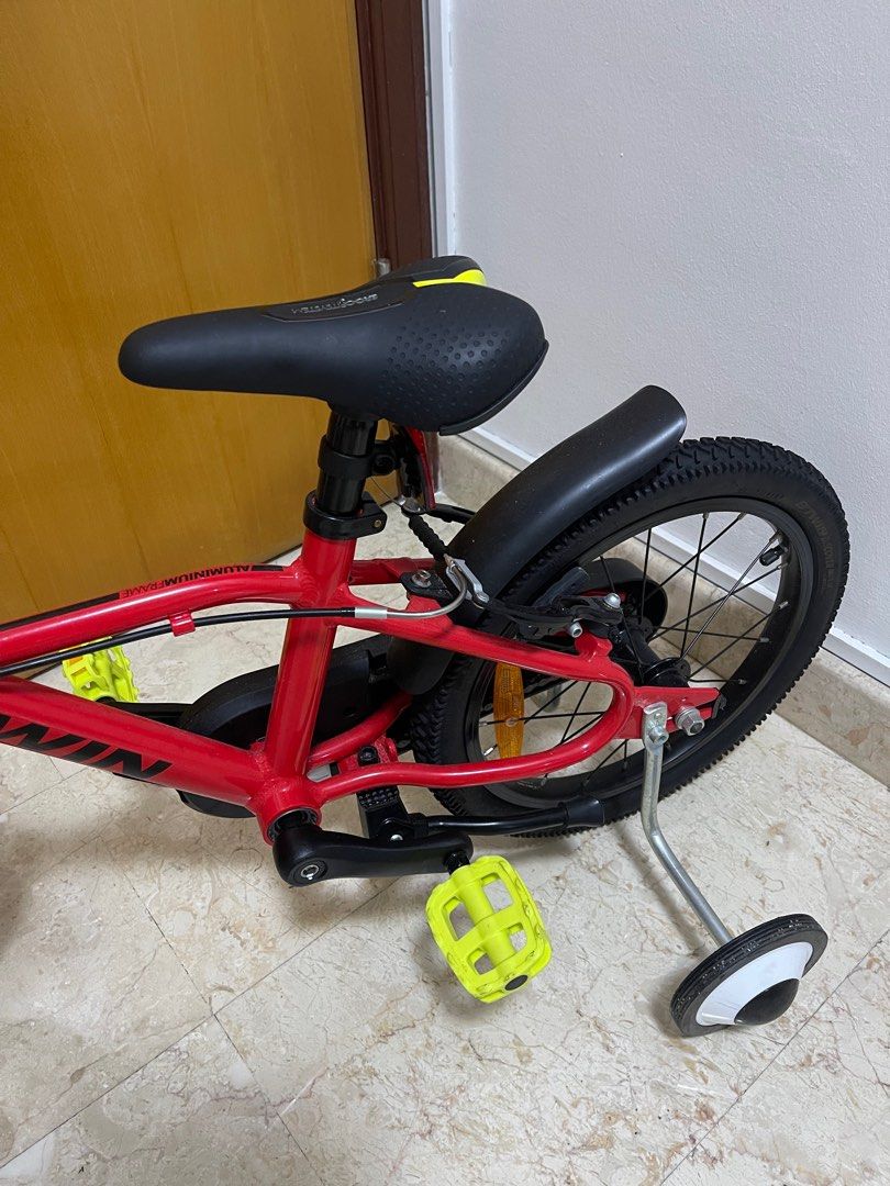 Kids Bike BTWIN 16inch with Trainer Wheels, Sports Equipment, Bicycles