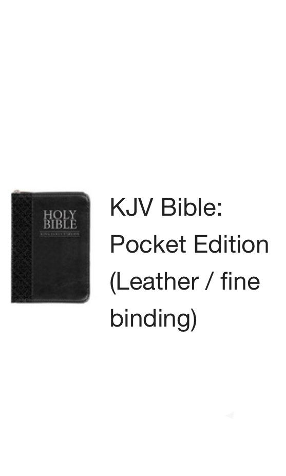 Bible KJV Pocket Bible, Hobbies & Toys, Books & Magazines, Religion