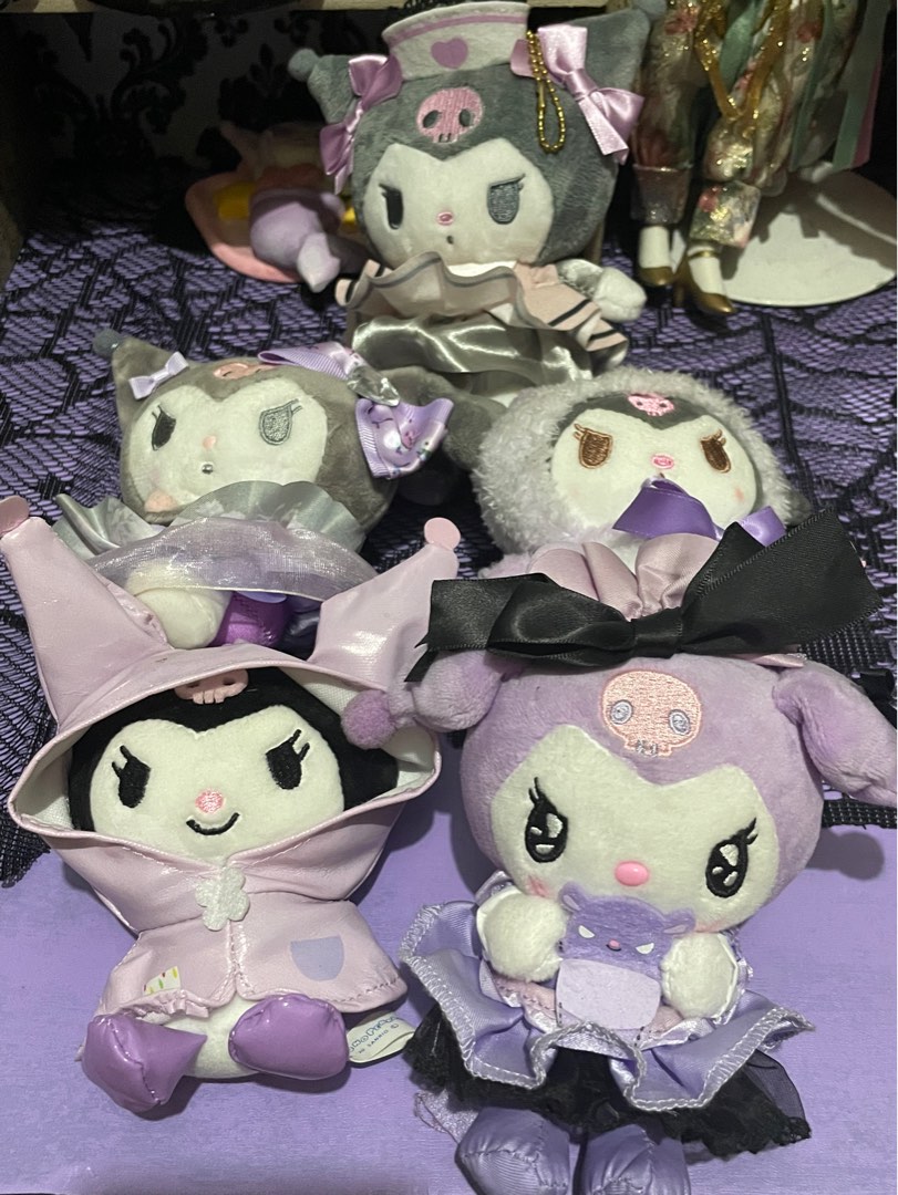 Kuromi Plushies, Hobbies & Toys, Toys & Games on Carousell