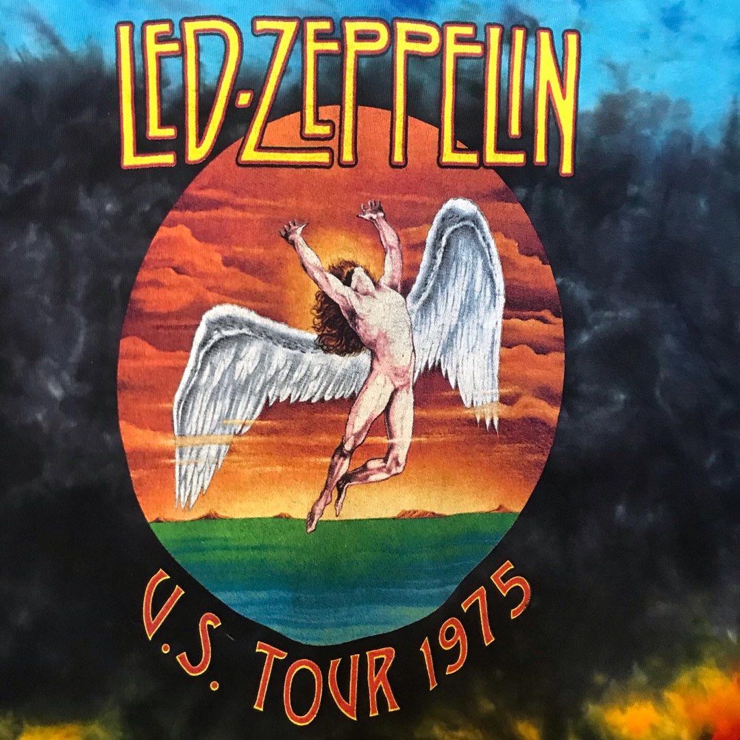 Ledzeppelin us tour 1975, Men's Fashion, Tops & Sets, Tshirts & Polo