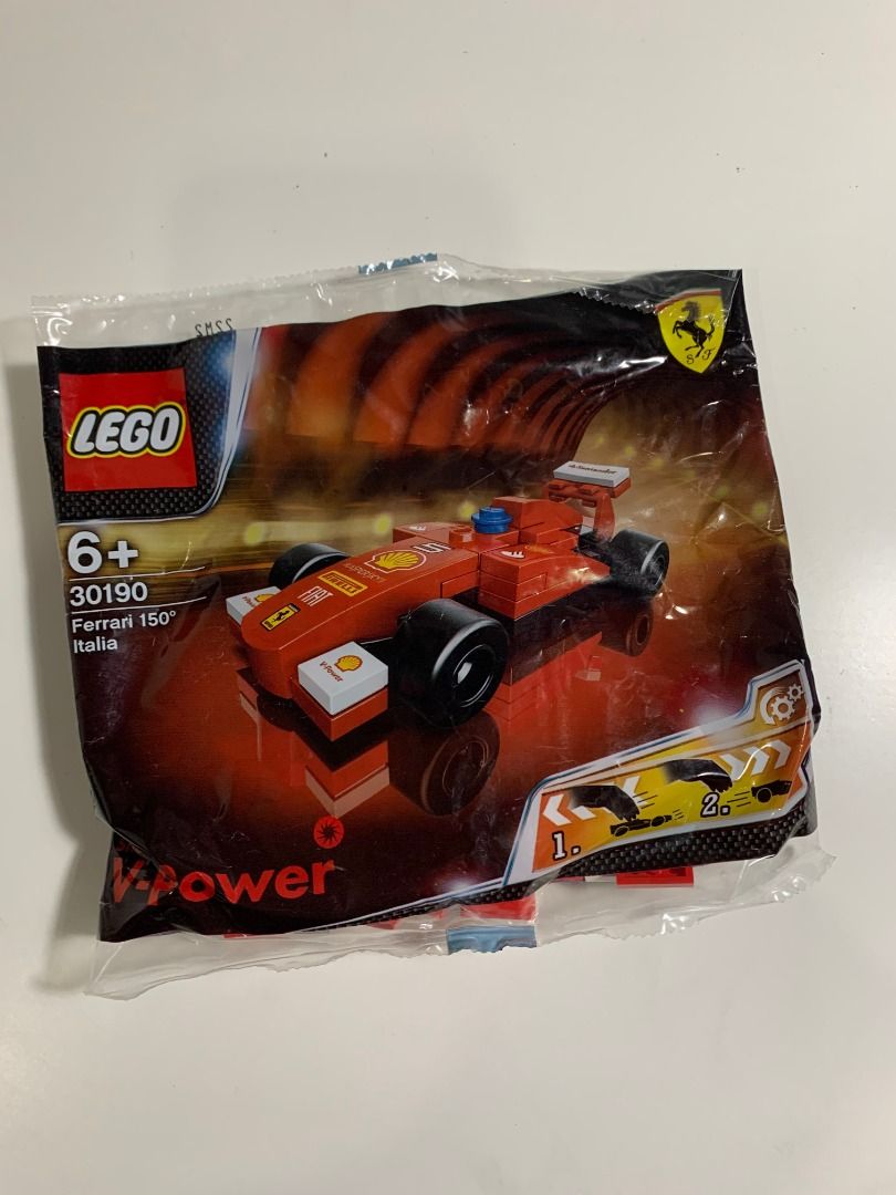 Lego Shell Polybags (Category: Lego & Building Sets) located in Caloocan City. Submitted by diegooa (Listing ID 1230123919, Image 3). Description: Lego Shell Polybags P3,200 for everything: 2x Shell V Power 3 Minifigure Polybag 30196 Shell V Power Ferrari 150 Italia Polybag 30190 Shell V Power Scucerua Ferrari Truck Polybag 30191 Shell V Power F40 Polybag 30192 Shell V Power 458 Italia Polybag 30194 Shell V Power FXX Polybag 30195 Payment thru GC