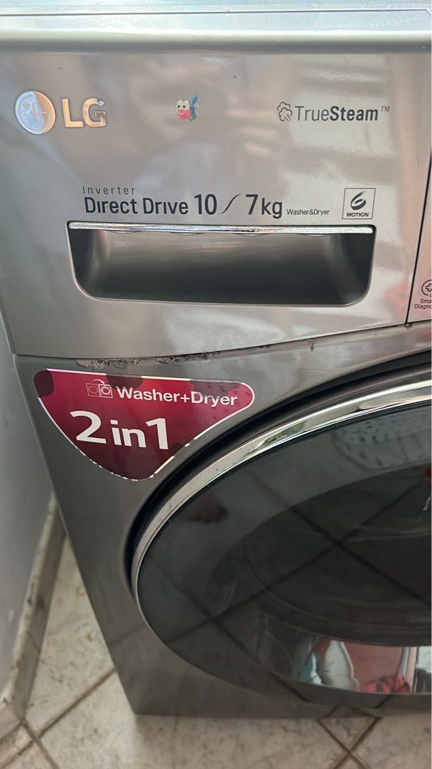 LG 2 in 1 Washer Dryer, TV & Home Appliances, Washing Machines and