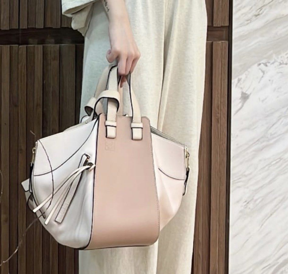 Loewe Hammock Small (Category: Luxury Bags & Wallets) located in Quezon City. Submitted by __12345 (Listing ID 1230034522, Image 1). Description: - for preorder - 9.5/10 condition - inclusions: dustbag, receipt - can do meet ups/delivery - guaranteed authentic or money back - detailed photos available upon request open to other bag requests! just send a pm 💌🛍️.