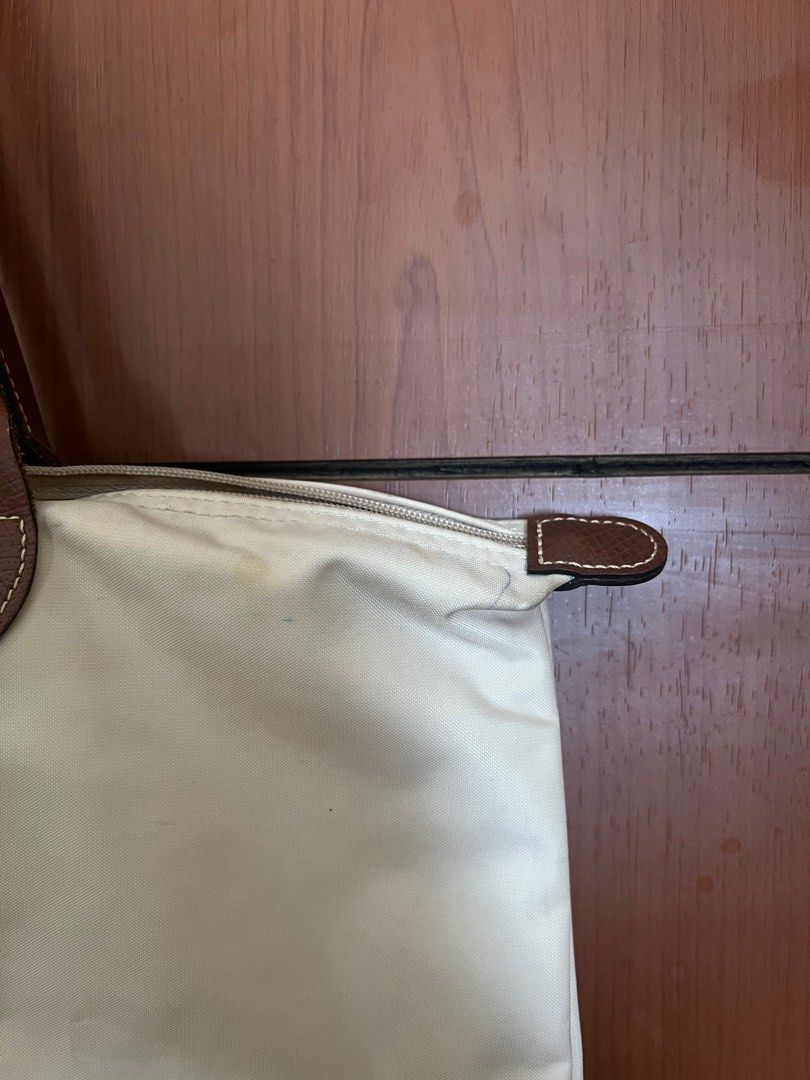 FREE SCARF] Longchamp Le Pliage Filet Handle Bag - Yellow, Barang Mewah,  Tas & Dompet di Carousell