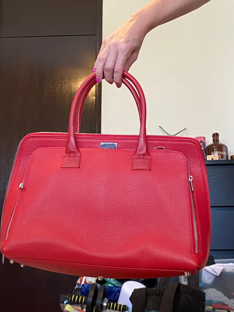 Lovy Red Laptop Large bag used