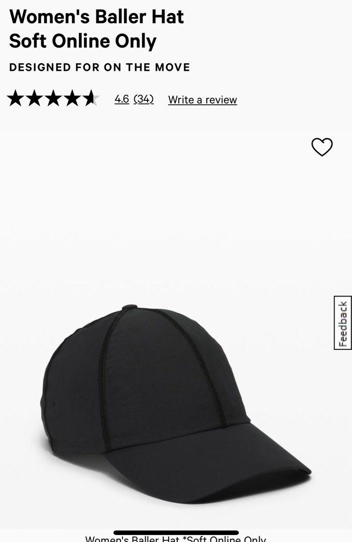 Lululemon black hat 2025