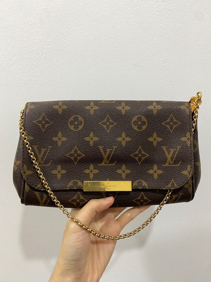 Preloved authentic Louis Vuitton LV monogram Favorite pm, Luxury, Bags &  Wallets on Carousell