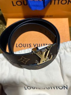 Louis Vuitton Belt Neo Inventeur Reversible Damier Graphite Ruthenium Buckle  40mm Black/Grey in Canvas/Leather with Ruthenium - US