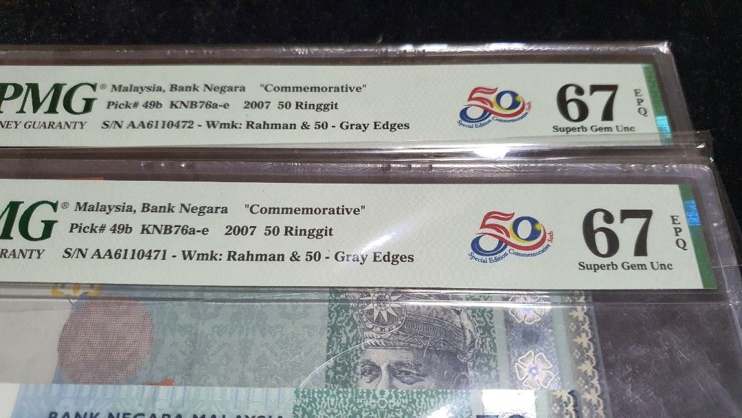 Malaysia ringgit 50 commemorative note, Hobbies & Toys, Memorabilia ...