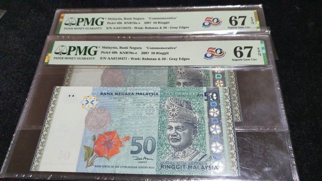 Malaysia ringgit 50 commemorative note, Hobbies & Toys, Memorabilia ...
