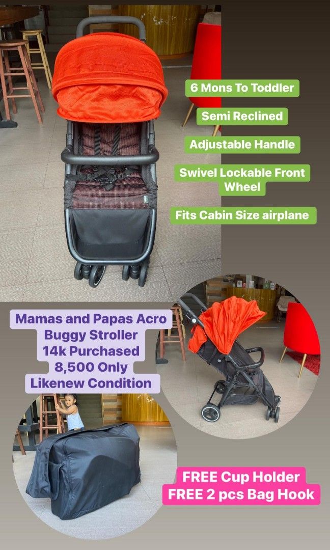 MAMAS PAPAS ACRO BUGGY COMPACT STROLLER