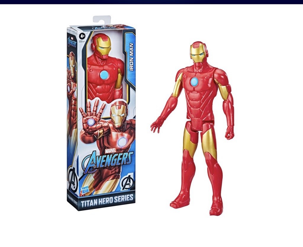 Marvel - Marvel Avengers - Figurine Titan Iron Man noir et or - 30