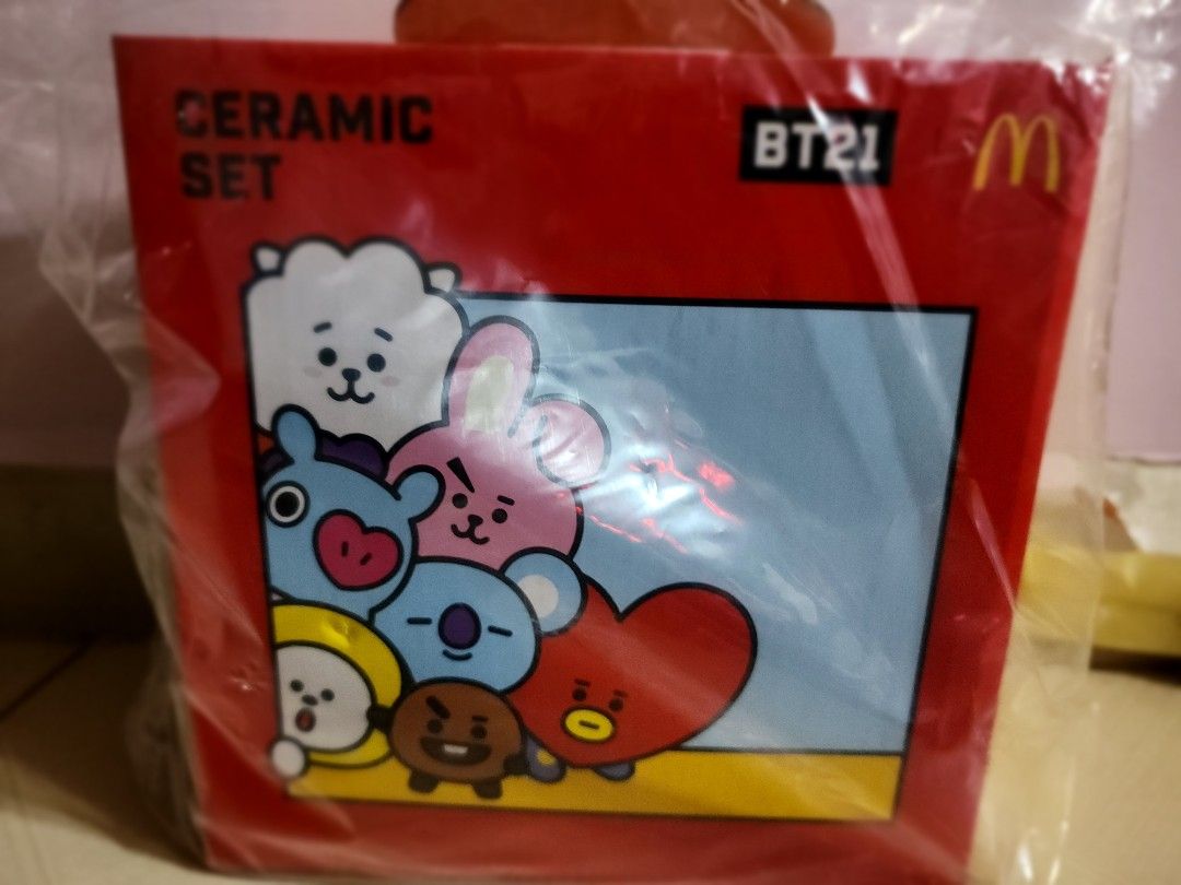 Mcdonald Limited Edition BTS ceramic set, Hobbies & Toys, Memorabilia
