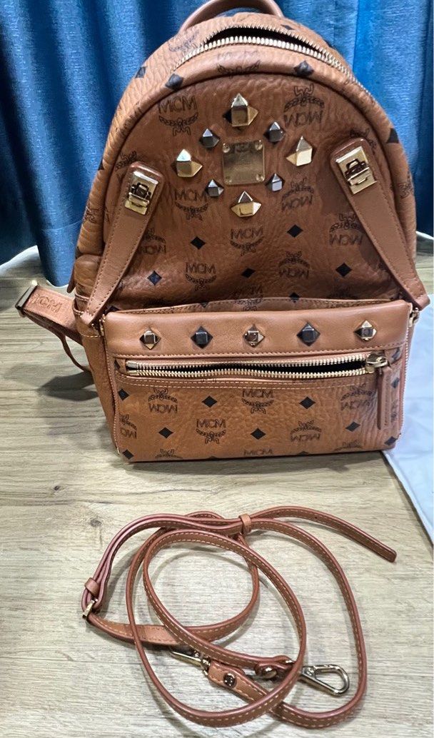 MCM Korean Branded backpack, Women's Fashion, Bags & Wallets, Backpacks